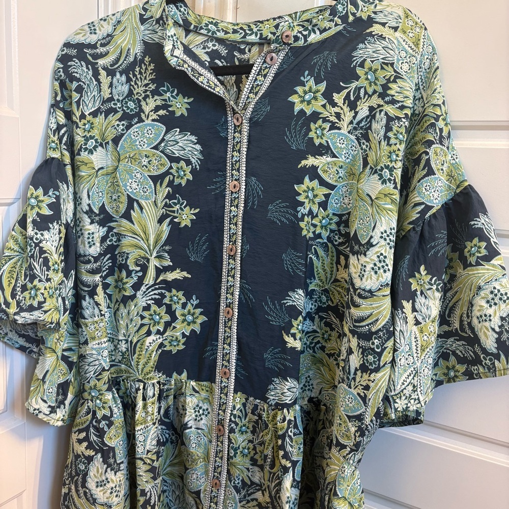 Anthropologie Janelle Tunic Dress Size Large - Picture 4 of 7